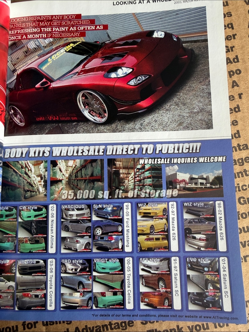 LUX-STYLE FD RX-7 Magazine - Red Cover - Picture 7 of 12